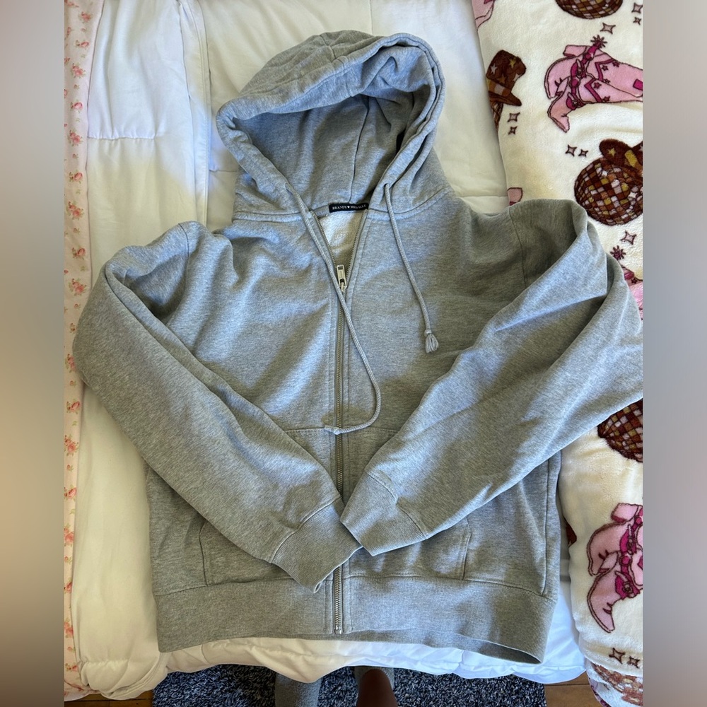 Brandy Melville Grey Christy Hoodie